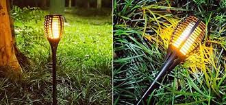 Find gode tilbud, og sælg dine ting gratis. 2er Oder 4er Pack Teqstone Led Solar Gartenfackeln Mit Flammeneffekt Ab 27 99 Statt 40