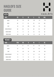 Haglofs Size Guide Nordic Outdoor