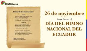 26 de noviembre de 1948: Santillana Ecuador No Twitter Hoy Se Celebra El Dia Del Himno Nacional Del Ecuador Sus Autores Fueron Juan Leon Mera Quien Creo La Letra Y El Musico De Origen Frances Antonio Neumane