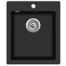 Maybe you would like to learn more about one of these? Vidaxl Overmount Kitchen Sink Single Basin Granite Black Plumbing Fixture Buy Online In Maldives At Maldives Desertcart Com Productid 63131501