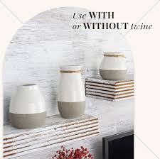 It showcases a healthy combination of natural materials, neutral color schemes, and subtle industrial style additions. Buy Modern Farmhouse Decor Vases For Decor Ceramic Vase Modern Home Decor Rustic Home Decor Vases For Flowers Rustic Farmhouse Decor Living Room Decor And Accessories Modern Wall Decor Online In Indonesia