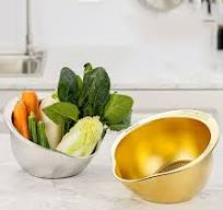 Porous Rice Washing Basket, Stainless Steel Rice Washing Basket, Fruit  Washing Basin, Drain Basin Household Rice Washing Machine