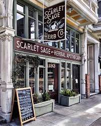 The Scarlet Sage Herb Co San Francisco Frenchieyankee Gorgeous Shopfront And Capture Of Thescarletsage A H Metaphysical Store Herbal Store Herbal Apothecary