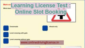 Driving License Skill Test Online Slot Booking Book Appointment