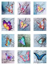 Butterflies Swirls Pastel Watercolor Paper Instant Download Etsy Butterfly Watercolor Pastel Watercolor Butterfly Art