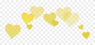 Discover trending #hearts stickers on picsart. Yellow Sticker Heart Png Aesthetic Clipart 100621 Pikpng