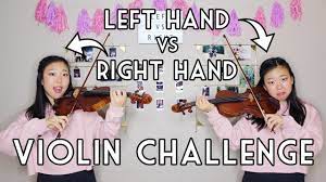 Watch the del mccory band to see the technique perfected. Left Hand Vs Right Hand Violin Challenge Youtube