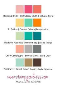 Peonies And Paper Chains Color Combos Stampin Up Colours That Go Together