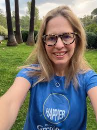 Wow, tomorrow marks 10 years of the “Happier” podcast—the years are short.  Here Elizabeth and I are, wearing the first merch we ever made for  ourselves. Listeners, weigh in: What has been