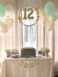 Boho Chic Birthday Party Ideas Photo 1 Of 11 Chic Birthday Party Girl Birthday Decorations 12 Year Old Birthday Party Ideas