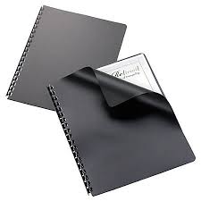 Brand Binding Backs 8 3 4 X 11 1 4 Black Pack Of 25 Item 531800 Office Depot Depot Office
