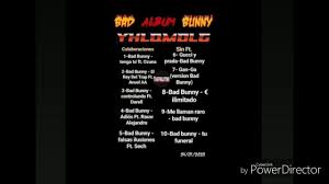 Trova i brani, gli album e le immagini più recenti di bad bunny. Album Filtrado De Bad Bunny Youtube