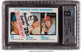 Maybe you would like to learn more about one of these? 1973 Topps Cello Pack Gai Perfect 10 With Mike Schmidt Rookie On Lot 81001 Heritage Auctions