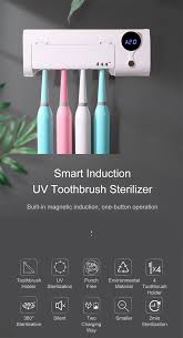 Uv Light Toothbrush Holder Sterilizer Box Home Cleaner Uv Light Brushing Teeth Light