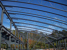 I have attached the data gathered start with 18ga fence tubing and go from there. Open Web Steel Joist Wikipedia