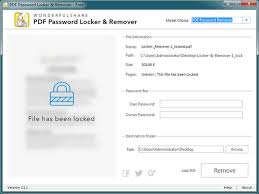 Descargue wondershare pdf password remover para pc con windows hoy! Pdf Password Locker Remover 3 1 1 Portable Karan Pc