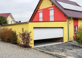 Holz Garage Mit Pulddach Fertiggaragen Moderne Garage Garage