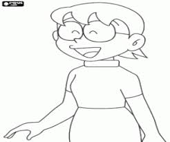  Nobita S Mom Tamako Nobi Coloring Page Printable Game Cute Easy Drawings Cute Cartoon Drawings Cartoon Coloring Pages
