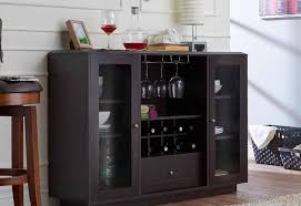 Buffet with wine rack and storage for wine cooler. Wine Cabinet Best Styles How To Choose One 2021
