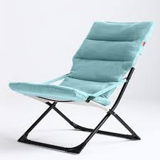 High Quality Soft Sun Lounger Outdoor Camping Foldable Comfortable Chair Adjustable Portable Leisure Balcony Chair Balcony Chairs Sun Lounger Comfortable Chair