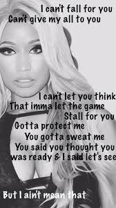 Nicki Minaj I Lied Lyric Quotes Nicki Minaj Quotes Music Quotes Lyrics