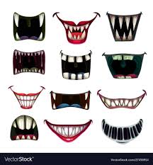 Feel free to check out some related videos below. Creppy Fantasy Monsters Mouth Set Vector Scary Jaws Collection Colorful Icons Download A Free Preview Or High Qua Monster Mouth Mouth Drawing Scary Drawings