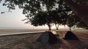 Perkhemahan Di Pantai Saujana Batu 4 Port Dickson Youtube