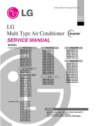 Statewide appliance spares can supply you with a range of appliance spare parts to suit your lg airconditioner. Lg Amnh096vea0 Service Manual Pdf Download Manualslib