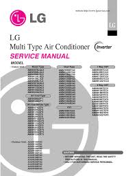 Air conditioner does not start. Lg Amnh096vea0 Service Manual Pdf Download Manualslib