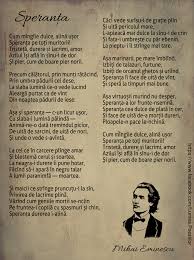 De mihai eminescu noaptea potolit şi vânăt arde focul în cămin; Lumea Poeziilor SperanÈ›a Mihai Eminescu Facebook
