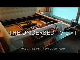 111 tv under bed lift made by flatlift com youtube bed lifts under bed bed