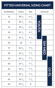 sizing chart fitted caps triboh