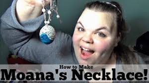 Your inner moana will shine with this diy necklace inspired by the newest film from disney animation studios. Diy Moana Heart Of Te Fiti Necklace Polymer Clay Tutorial Youtube