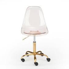 Mainstays Acrylic Rolling Office Chair Multiple Colors Walmart Com Rolling Office Chair Office Chair Home Office Chairs