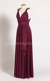 Us 75 40 Marsala Infinity Burgundy Bridesmaid Dress With Shoulder Straps Http Www Newadoringdress Bridesmaid Dresses Marsala Party Dress Long Infinity Dress