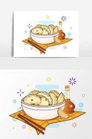 Cartoon Chinese Food Dumplings Design Elements Pikbest Graphic Elements Food Doodles Cartoon Cartoon Art