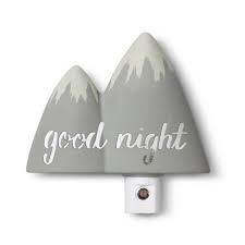 Automatic Nightlight Mountain Cloud Island Gray Target