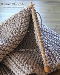 Renowned experts explain your world—anything you've ever wondered about is all right here. Floor Mat Free Knitting Pattern Tutorial Craft Passion Knit Rug Knitting Yarn Knitting Patterns Free