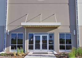 Imperial Marquee Awning With 10 Wide V Shaped Panels Awning Over Door Aluminum Awnings Durable Front Door