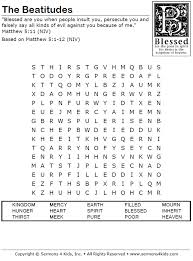 Be the first one to write a review. Beatitudes Word Search Sermons4kids