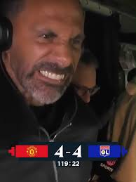 RIO FERDINAND SIMPLESMENTE ENLOUQUECEU COM O MILAGRE DO MANCHESTER UNITED!  😂🤯 Ídolo do clube e atualmente comentarista, o ex-zagueiro ficou  completamente maluco com a vitória contra o Lyon, por 5 a 4, ...