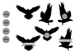 Find & download free graphic resources for american eagle. Eagle Monogram Svg Graphic By Cosmosfineart Creative Fabrica Monogram Frame Eagle Silhouette Monogram Svg