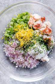 Easy Lobster Roll Recipe Skinnytaste Recipe Lobster Roll Recipes Lobster Recipes Lobster Roll