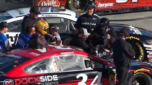 Daniel suarez and michael mcdowell fight on pit road during the monster energy cup qualifying. Watch Fight Erupts Between Two Nascar Drivers After Incident In Qualifying The Independent The Independent