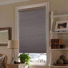 Cordless blinds and shades offer a convenient and safe option now available on most styles of window treatments. Instafit Cordless Honeycomb Shade Blinds Com Custom Window Shade Window Treatments Living Room Cordless Blinds