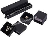 Luxury Unique Black Drawer Custom Silver Foil Logo Bracelet ...