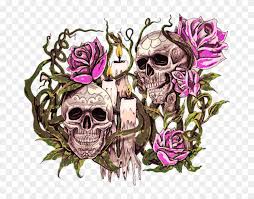 Want to discover art related to tattoodesign? What Is The Meaning Of A Skull And Rose Tattoo Youtube Money Roses Tattoo Designs Free Transparent Png Clipart Images Download