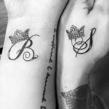 King And Queen Matching Couple Tattoos Best Tattoo Ideas And Designs For Men Women And Couple Couple Tattoos Love Matching Couple Tattoos Girlfriend Tattoos
