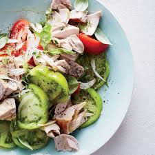 A portion of this hearty family meal is just 595 calories per serving. Seared Tuna Nicoise Salad With Sesame Miso Dressing Recipe Grace Parisi Food Wine
