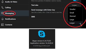 Skype 8.56 is available to all supported platforms. Skype For Desktop How To Change Chat Font Style Size In Version 8 X Windows 10 Forums